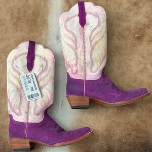 Women’s Ferrini Purple Western Cowboy Boots